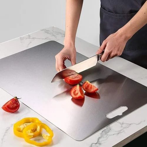 Multi-Function Stainless Steel Cutting Board